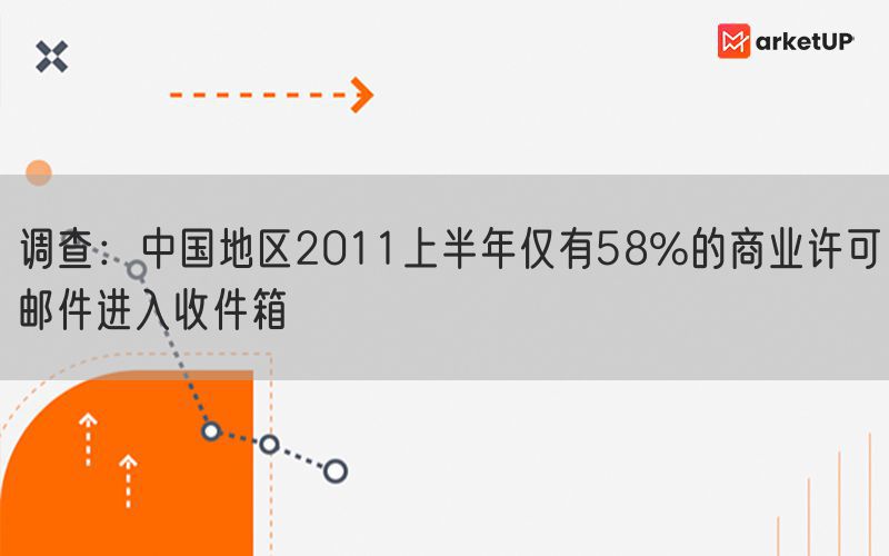 调查：中国地区2011上半年仅有58%的商业许可邮件进入收件箱
(图6)