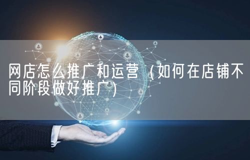 网店怎么推广和运营（如何在店铺不同阶段做好推广）(图1)