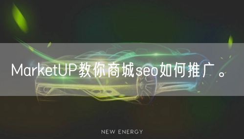 MarketUP教你商城seo如何推广。(图1)