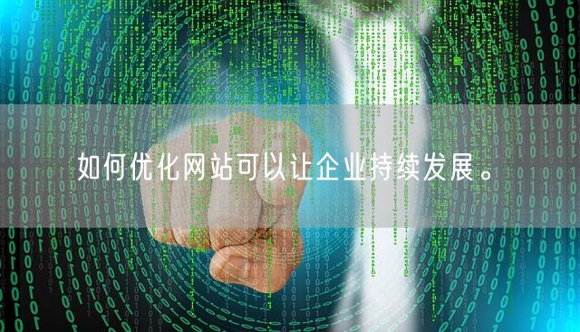 如何优化网站可以让企业持续发展。(图1)