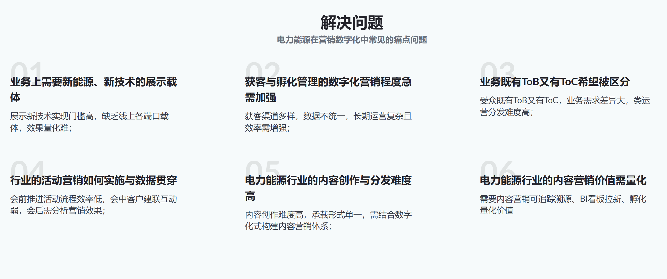电力能源行业营销自动化:从“经验驱动”到“数据智能”的变革之路(图1) 电力能源行业营销自动化:从“经验驱动”到“数据智能”的变革之路(图1)