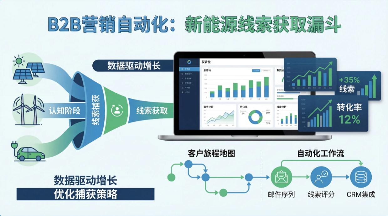 新能源行业如何落地B2B营销自动化？从线索到商机的完整路径(图2)