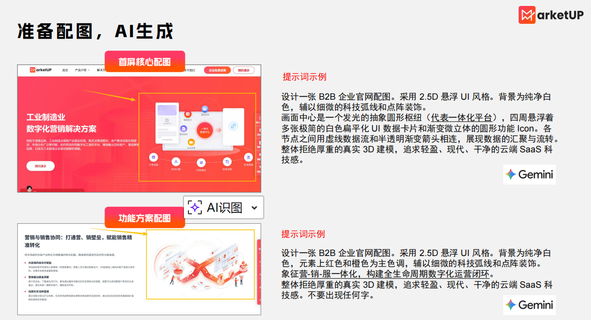 AI搭建B2B营销落地页，MarketUP新手册5步实现(图3)
