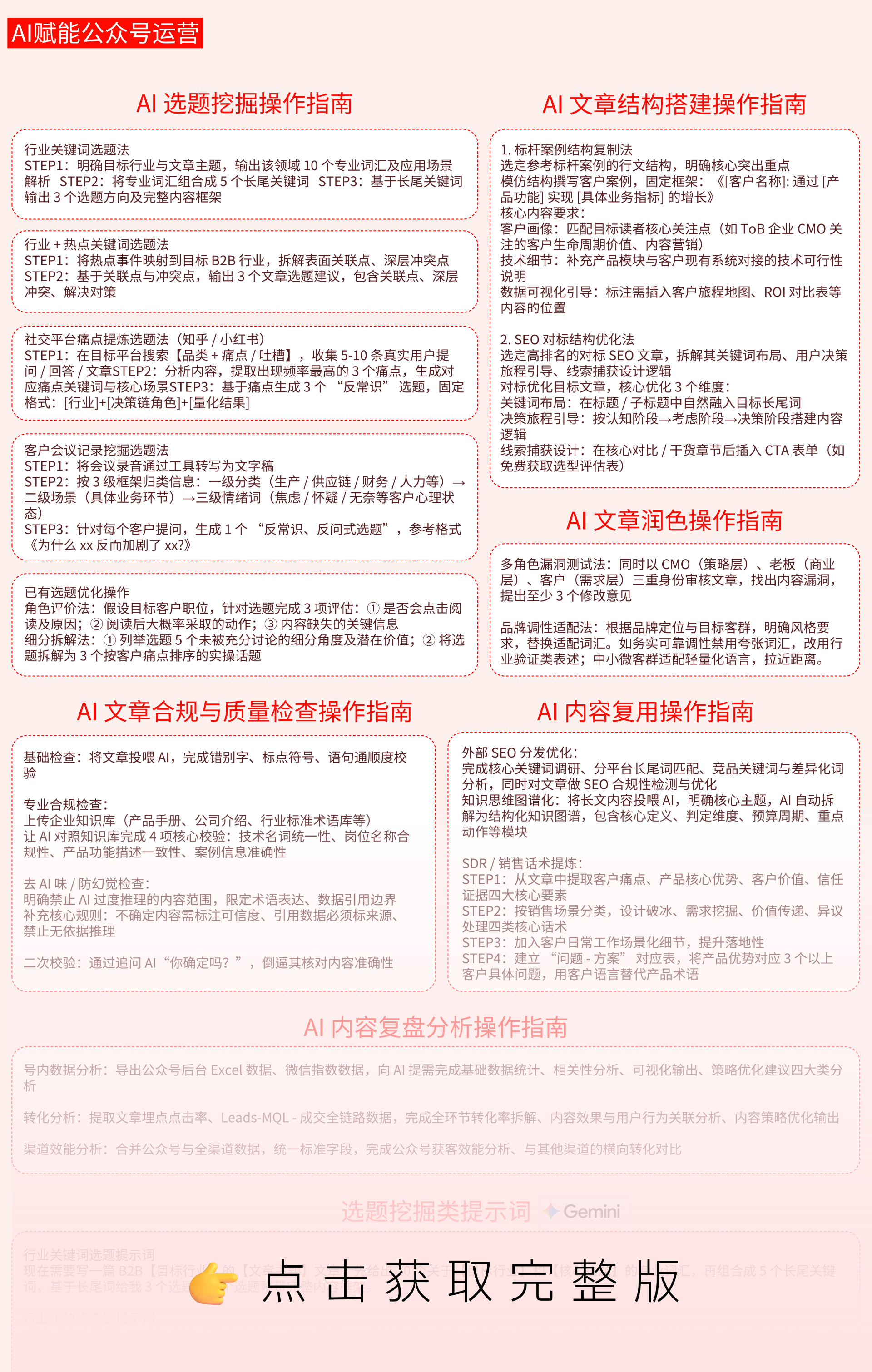 建议收藏！B2B内容营销干货：7大获客工作流与Prompt合集(图4)